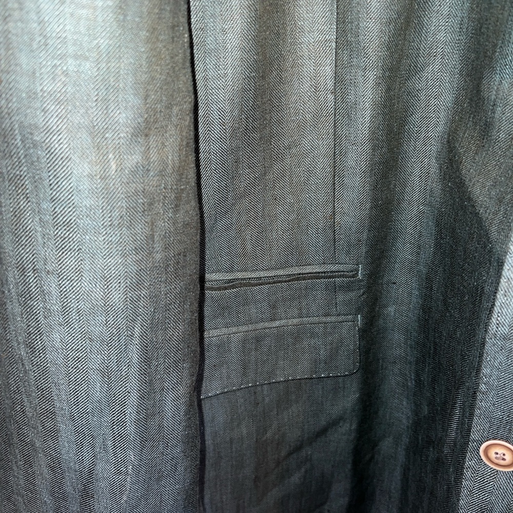 Tallia Macys Men's Linen Sportscoat Blazer 52L - Picture 2 of 10